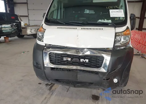 2020 Ram Promaster 2500 High Roof 159 Wb z USA, uszkodzony, nr VIN 3C6TRVDG6LE115521